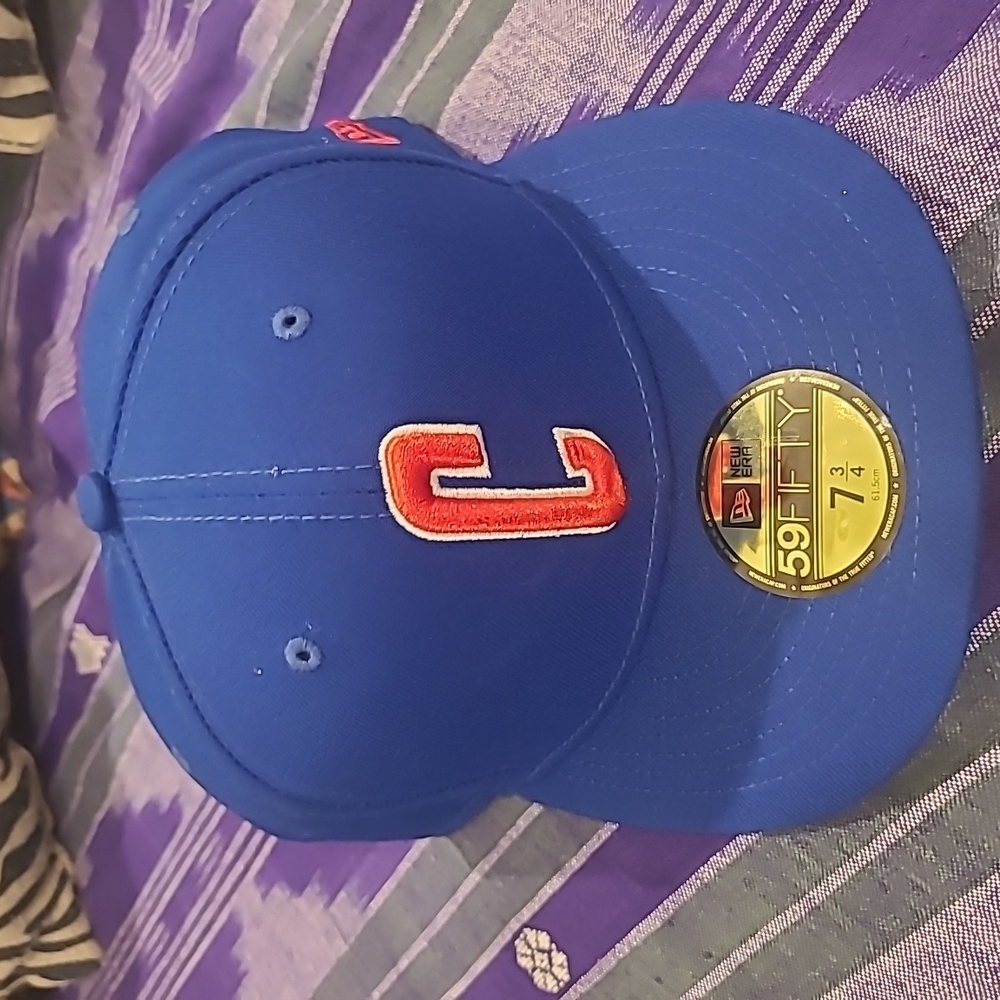 New Era 59Fifty, Chicago Cubs, Ligature Series, 7-3/4